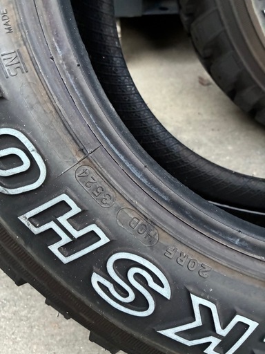 ホワイトレタータイヤ 4本セット MT-754 195R14C 8PR MAXXIS バックショットマッダー