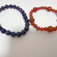 ❤️【1点物 AAA+ 高発色】珍しい赤いインカローズ ブレスレット❤️ の画像