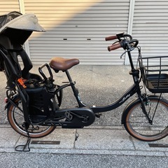 ❗️バッテリー新品キャンペーン❗️試乗🉑新車仕上げ⭐️中古子供乗せ電動自転車 ヤマハPASバビー ブリヂストンビッケ2の画像