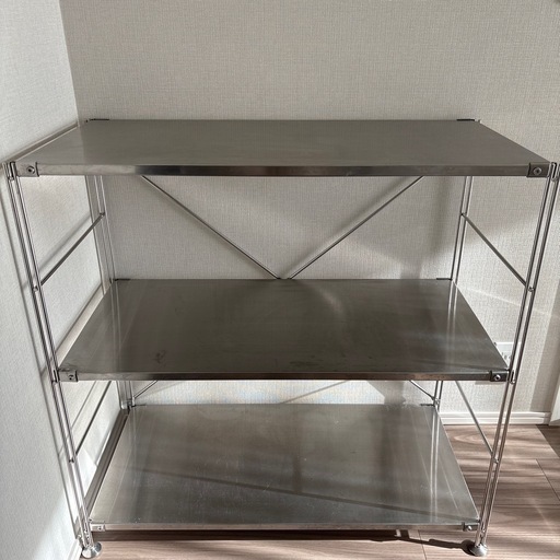 【取引中】無印良品　ステンレスユニットシェルフ　棚