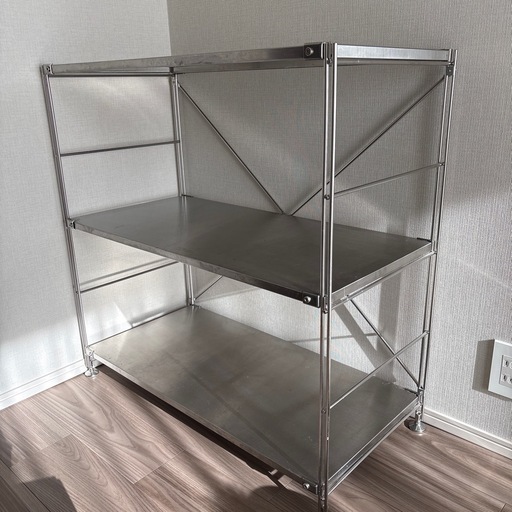 【取引中】無印良品　ステンレスユニットシェルフ　棚