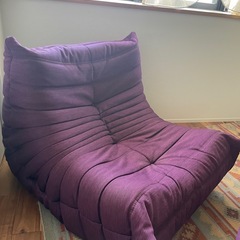 リーンロゼ　ligne rosetトーゴ　1P＆オットマンセットの画像