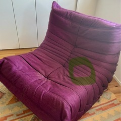 リーンロゼ　ligne rosetトーゴ　1P＆オットマンセットの画像