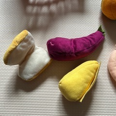 IKEA布おもちゃ　食べ物の画像