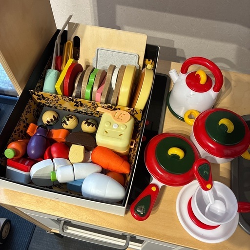 イケア おままごとキッチン　調理器具、材料など小道具セット販売  IKEA DUKTIG ドゥクティグ