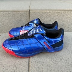 【新品未使用】タカハシ　男児スニーカー　21cm  ブルーの画像
