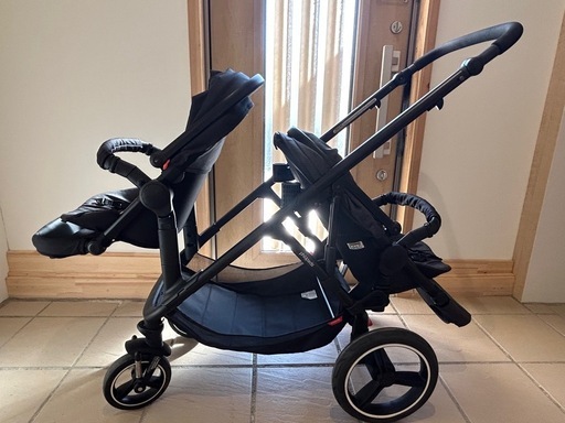 2人乗りベビーカー☆phil&teds Voyager V6 (はぴ) 田川後藤寺のベビー