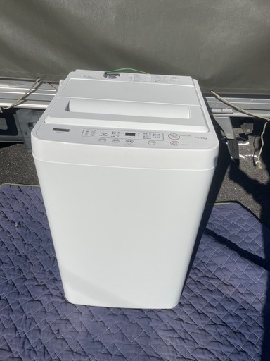 ヤマダ　22年製　洗濯機　4.5kg