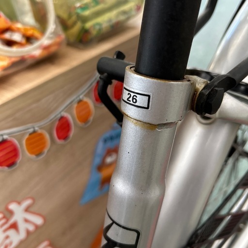 リユースのサカイ東金店 自転車 26インチ シルバー TJ17497