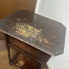 イギリス家具/アンティーク/サイドテーブル/天板開閉式の画像