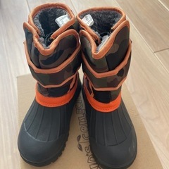子供　雪遊び　防寒　防水ブーツ17-18センチの画像