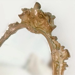 イギリス家具/英国/アンティーク/ミラー/鏡/壁掛けの画像