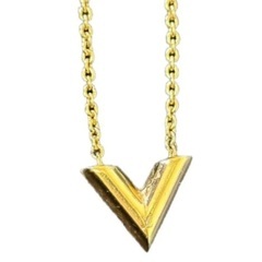 【美品/袋付き】LOUIS VUITTON エッセンシャルV ネックレス M61083 ゴールド GP ヴィトン アクセの画像