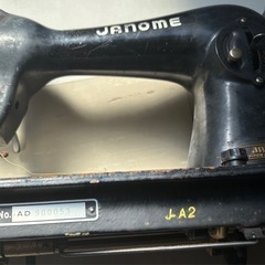 【レトロ】JANOME ジャノメ 足踏みミシン（黒）アンティーク/ディスプレイにもの画像