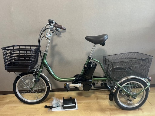 ほぼ新品✨ パナソニック電動三輪自転車（バッテリー16.0Ah）／2025年1月21日新品購入