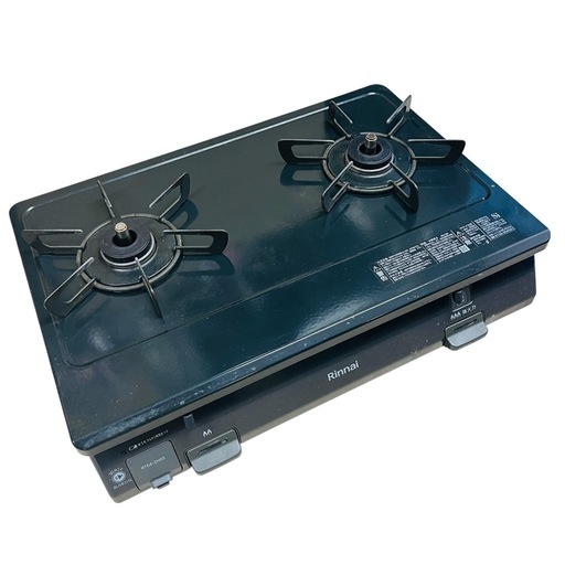 Rinnai 2バーナーガスコンロ 黒