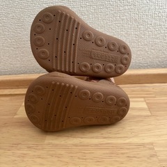 12.5cm　ベビーフィート〈フォーマルブラウン〉靴の画像