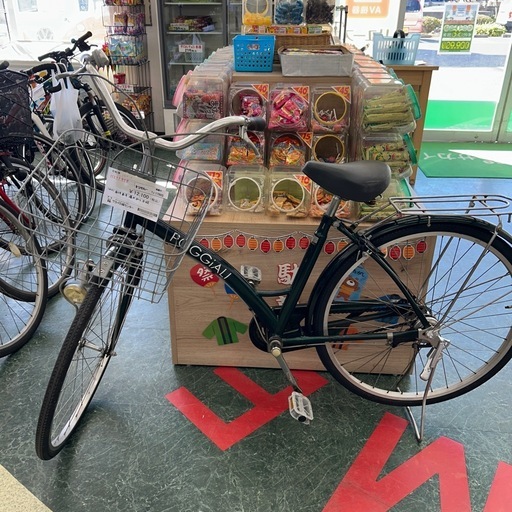 リユースのサカイ東金店 自転車 深緑 26インチ TJ17503