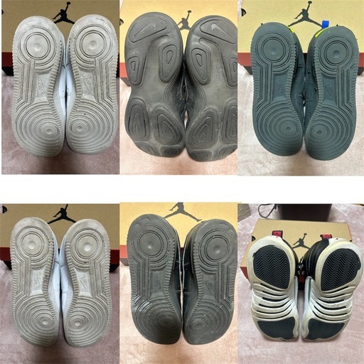 NIKE ナイキスニーカー6足まとめ　　エアフォース1、ジョーダンなど