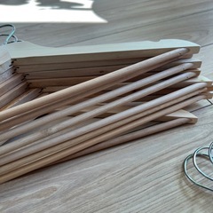 木製ハンガー／2種類まとめ売り！の画像