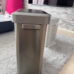 美品‼️電動開閉ステンレスゴミ箱の画像