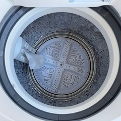 🉐70⭐️2023年製美品★シャープ　洗濯機　熱乾燥　インバーター　8KG 大容量の画像