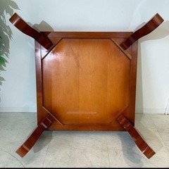 ローテーブル　センターテーブル　猫足　昭和レトロ　木製の画像