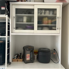 ニトリ　食器棚レジューム　2/11引取り希望
の画像