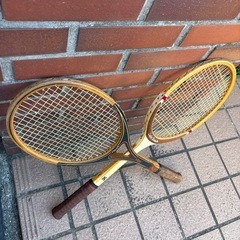 テニスラケット　クロスラケット　ヘッド・ビラスHead Vilas Lady Brown K 装飾品　飾り物　の画像