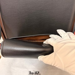 【極美品】コーチ スプリント マット メッセンジャーバッグ レザー ブラックの画像