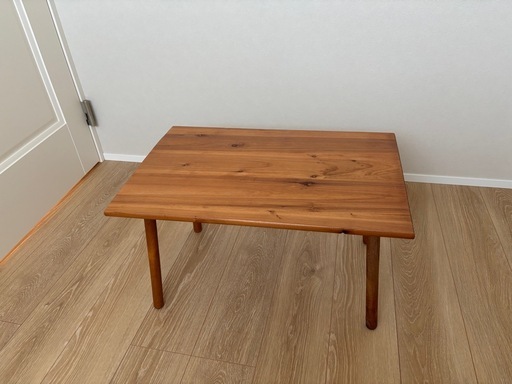 salut! サリューローテーブル木製テーブル木製机ウッドテーブルさいど