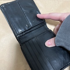 coach メンズ財布　二つ折りの画像