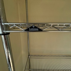 0円 メタルルミナスラック　収納棚　4段 の画像