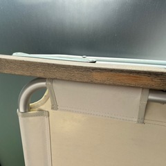 （受け渡し先決定）無印良品　アルミ折りたたみベンチの画像