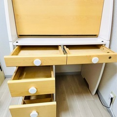 【写真追加分①】 ディズニー 学習机 勉強机 コイズミ コンセント付き ライト付き 学習デスクの画像