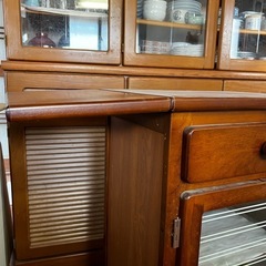 木製キッチンワゴンの画像