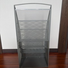 ステンレス製　本棚ラック　の画像