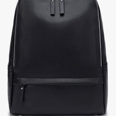 【美品】本革リュック＋名刺入れセット  黒 半年使用 A4対応 防水 通勤・通学の画像