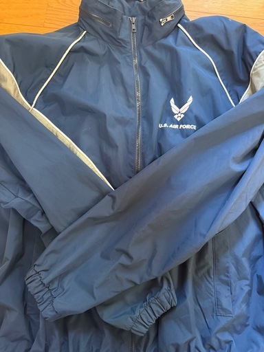 U.S.AIR FORCE PTU ジャケット NAVY フード付き
