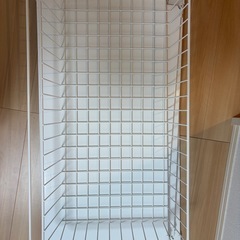 無印良品　スチールユニットシェルフ　ライトグレー　　　引き出し付の画像