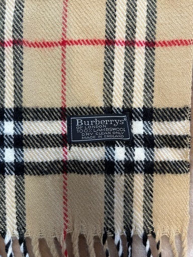 バーバリーズBurberrysマフラー ストール ショール スカーフブラウン茶色系 ベージュノバチェックWOOLウール毛100％イングランド製 イギリス製 英国製レディースlady's女性用婦人ウィメンズwomenメンズmen男性用紳士 ユニセックス男女兼用