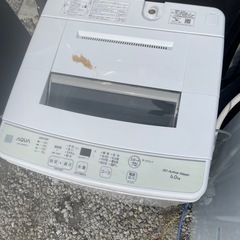 AQUA洗濯機6kg 2022年の画像