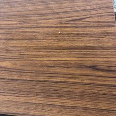 ☆彡　木目調！ 折り畳み座卓！ 机！作業台！勉強机！内職机？！　中古ですが程度は良いです。の画像