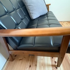美品 カリモク60 Kチェア 2シーター スタンダードブラック
の画像