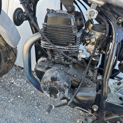 部品取！YAMAHA ヤマハTW250    バイク　不動品の画像