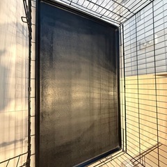 大型犬用ケージ 2ドア／サビあり／引き取り限定の画像
