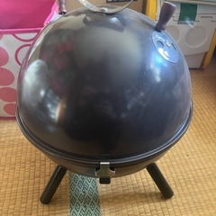 カインズ スモークもできる丸型ミニバーベキューコンロの画像