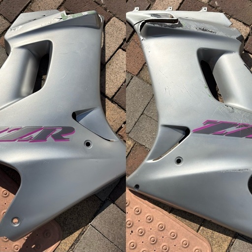 バイクのカウル　カウル　カワサキzzr250