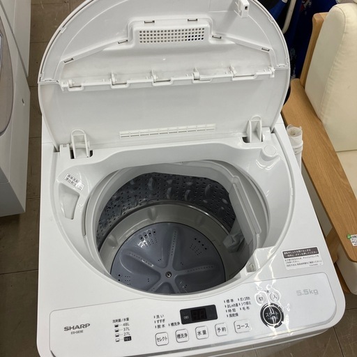 全自動洗濯機　SHARP   ES-GE5E