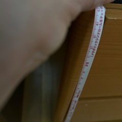 ベッドの下に引き出しがついています。高さ約76センチ長さ約209センチ奥行約97.5センチベッドの座面約36センチです。の画像